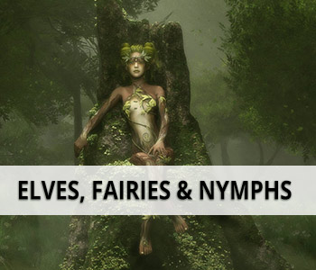 Elves, fairies & nymphs category