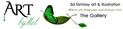 art by mel logo about gallery