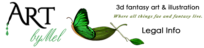 art by mel logo legal info