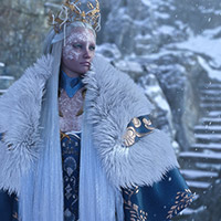 The Frost Queen is a breathtaking, ethereal ruler of endless winter..